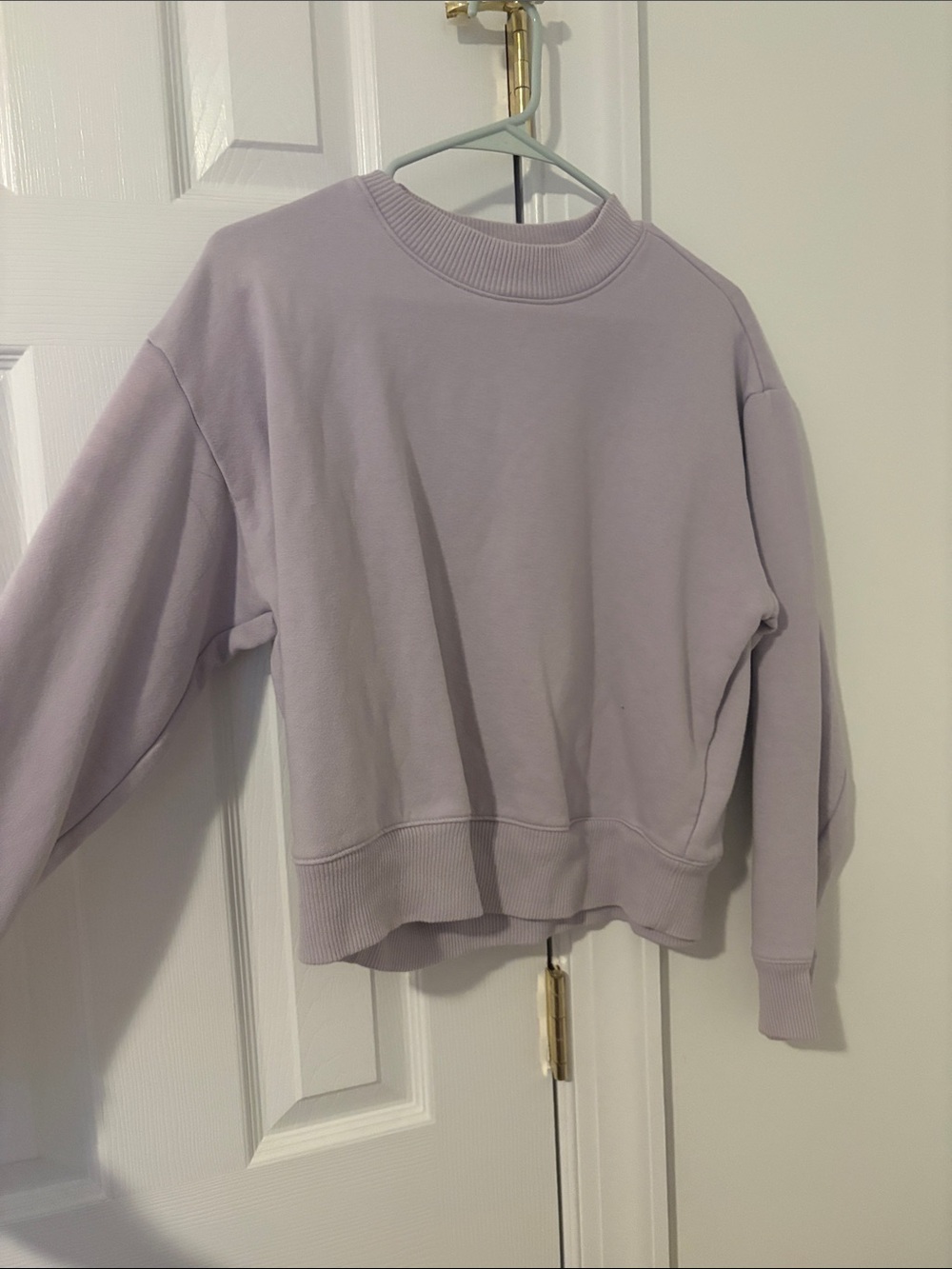 a new day Lavender Crewneck Sweatshirt